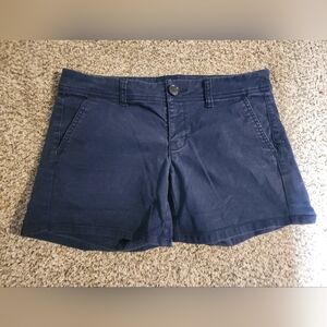 American Eagle Outfitters Dark Blue Midi Shorts, Sz 4